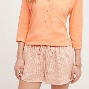 Chloe Oliver laser cut shorts